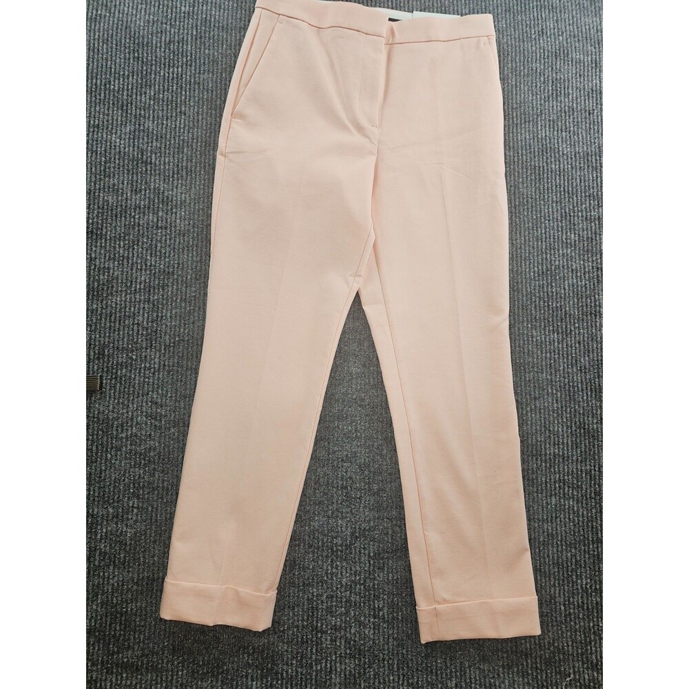 New Ann Taylor Peach Chelsea High Rise Skinny Ankle Pants Size 4 Work Career NWT